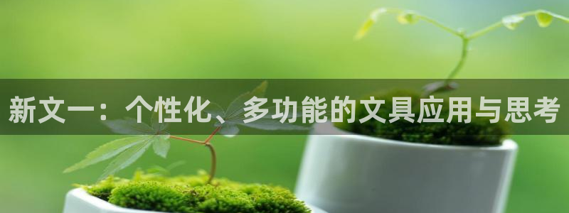 打开九游会：新文一：个性化、多功能的文具