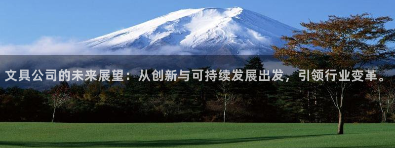九游会真人游会真人：文具公司的未来展望：