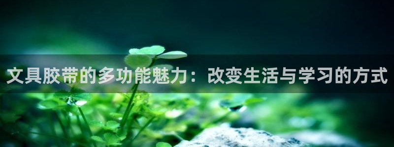 j9九游会官方网站国际：文具胶带的多功能