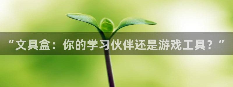 九游会手机游戏：“文具盒：你的学习伙伴还