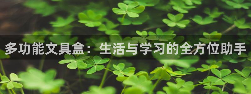 九游会体育捕鱼：多功能文具盒：生活与学习
