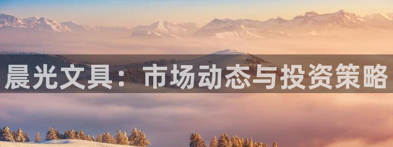 ag8九游会：晨光文具：市场动态与投资策